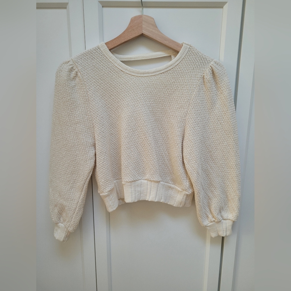 Open back sweater